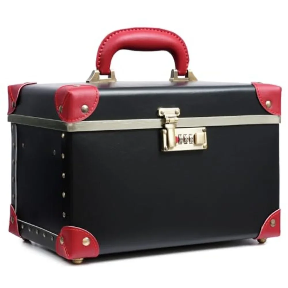 urecity Vintage Makeup Train Case
